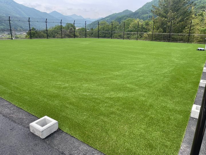 利根地区コミュニティセンター様に人工芝DP-25（砂入り）を納めさせていただきました。
