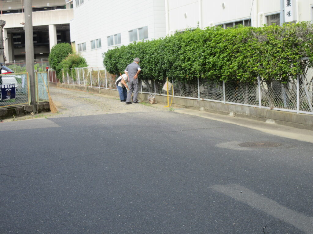 団地内一斉清掃（6/7）実施