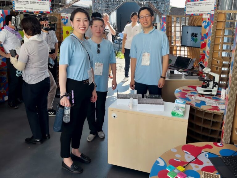 大阪・関西万博「TEAM EXPOパビリオン」でマイクロニードル技術の展示を行いました。