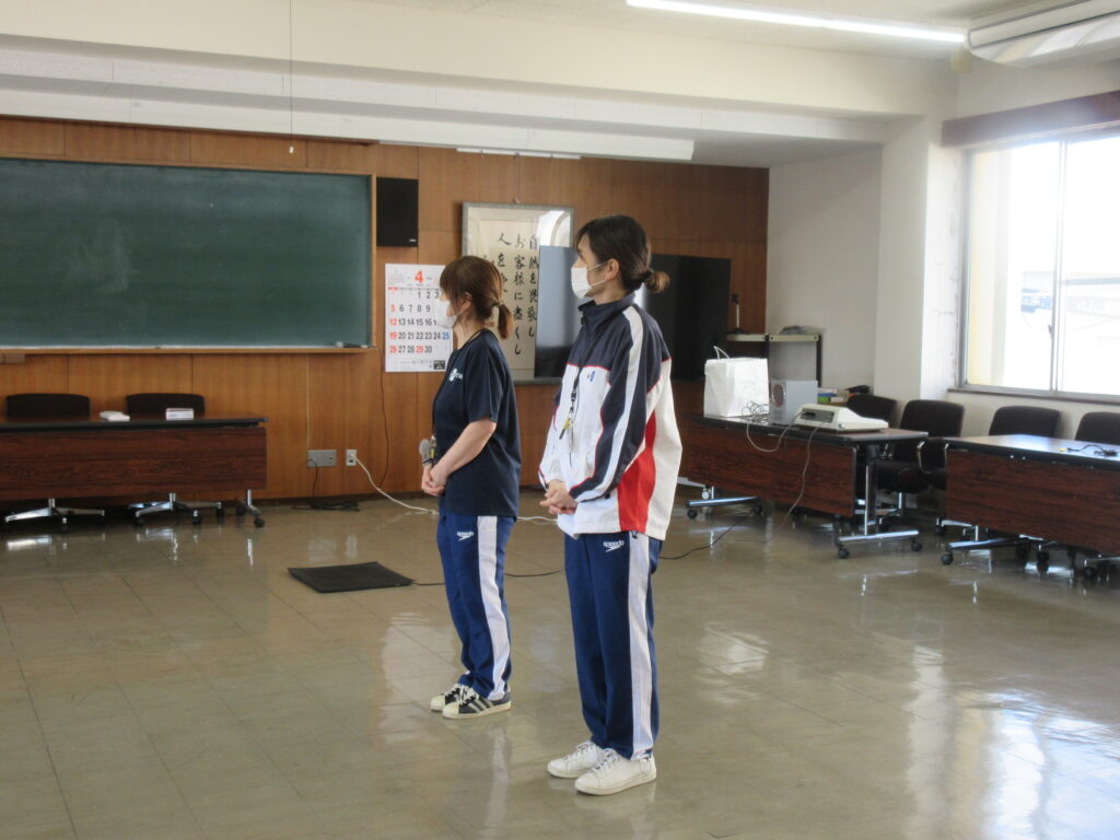 交流委員会主催　「第２回　体力測定」開催